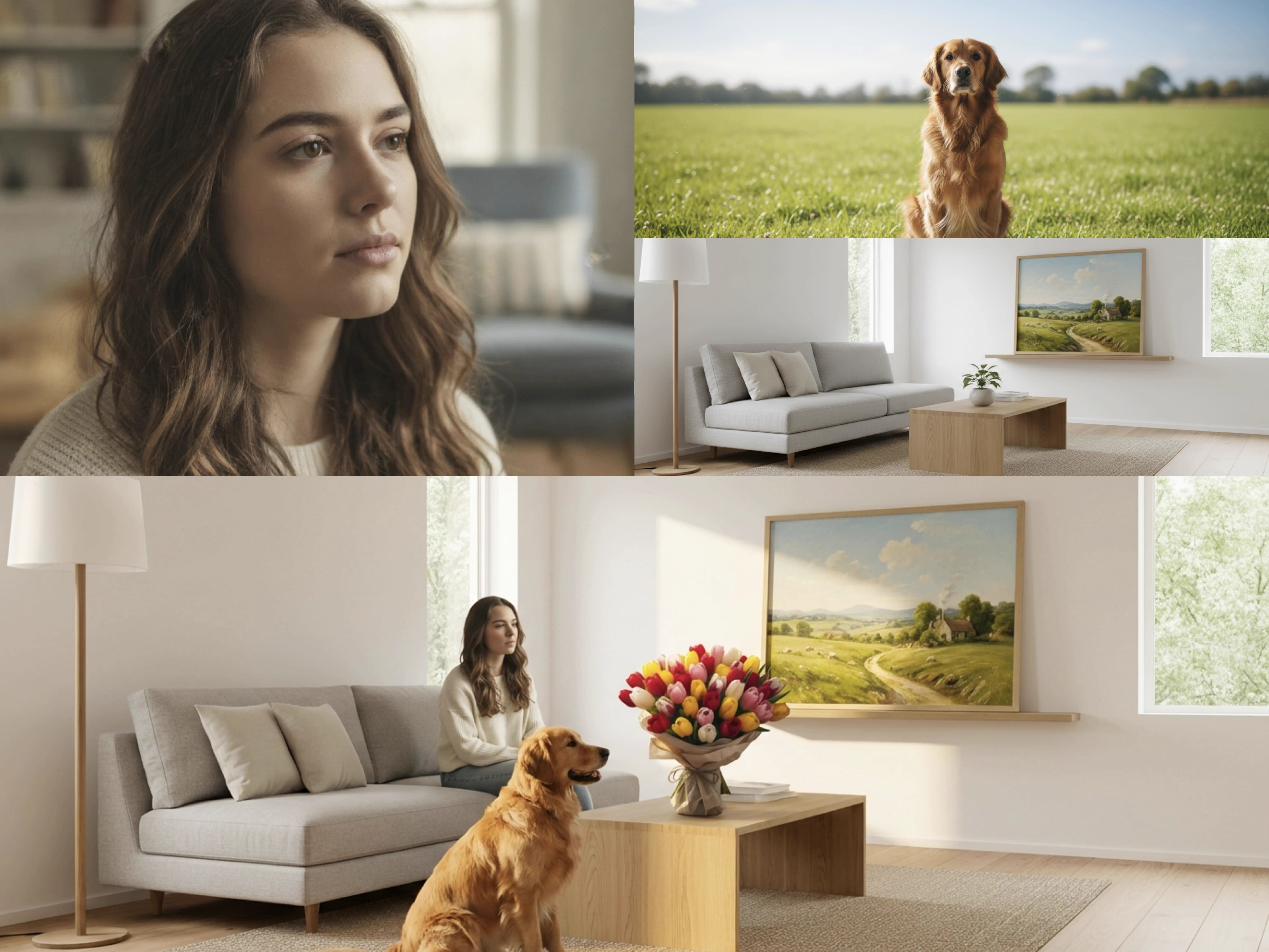 Create visuals from simple scenes to creative blends